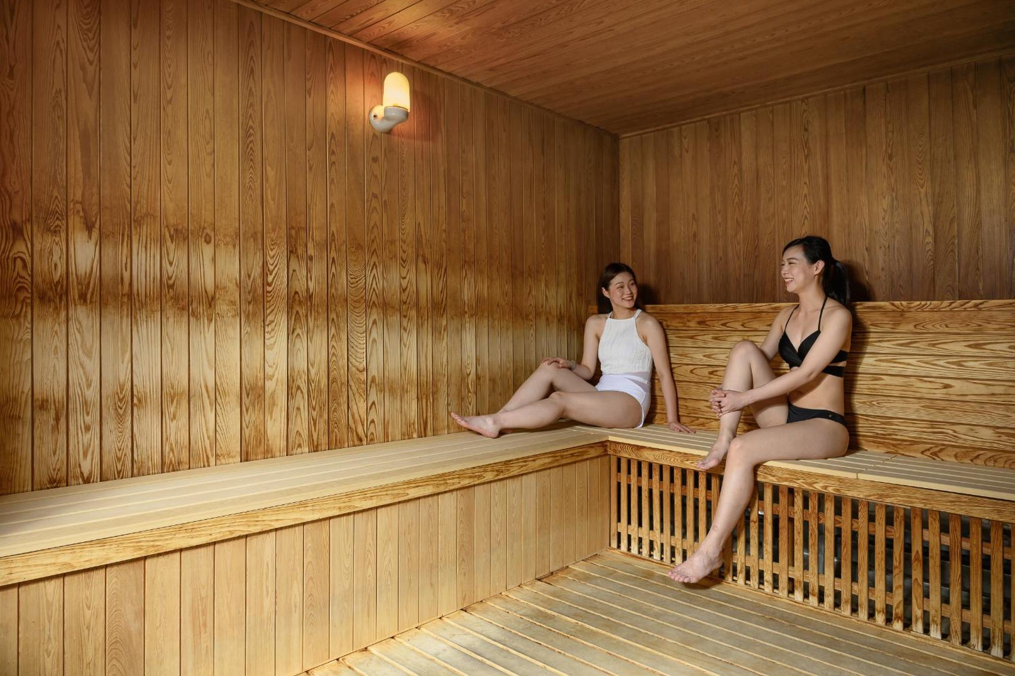 Evergreen Resort Hotel - Jiaosi Jiaoxi Exterior foto Sauna